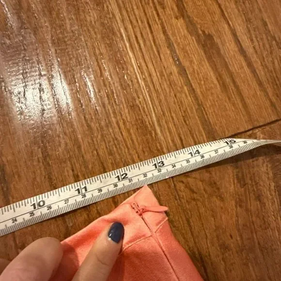 Gianni Bini orange midi slip skirt size 0 - Picture 6 of 8